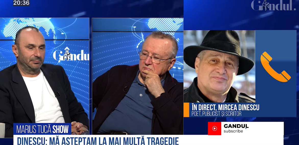 VIDEO | Mircea Dinescu: „Ucrainenii dau grâu țărilor sărace”