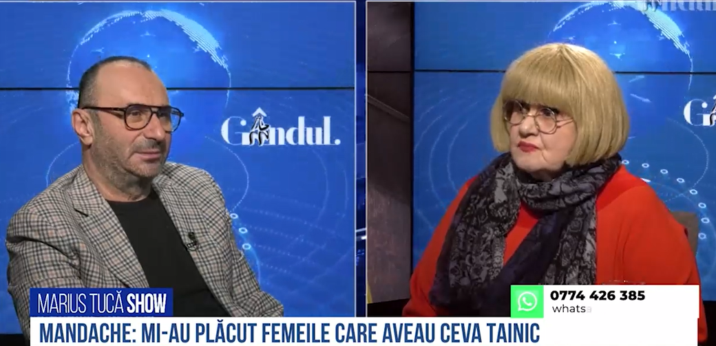VIDEO | Actrița Rodica Mandache: „Mereu am crezut că nu sunt frumoasă. Nu mă vedeam cu ochii cu care mă văd acum”