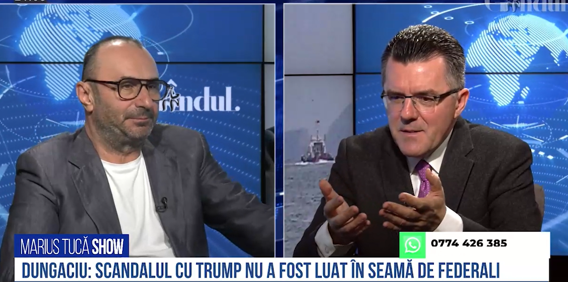 VIDEO | Dan Dungaciu, analist de politică externă: „Scandalul cu Trump ar putea fi o strategie a democraților”