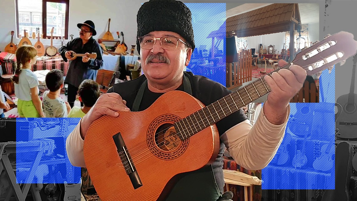 EXCLUSIV VIDEO | Constantin Ghinea Dumitrache, artistul comparat cu marele Tudor Gheorghe, și-a transformat atelierul de lucru într-un mic muzeu al satului – GALERIE FOTO