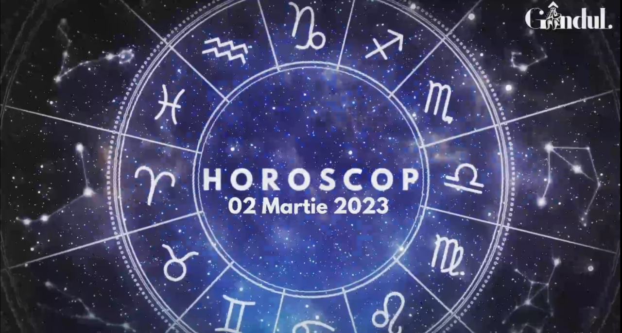 VIDEO | Horoscop joi, 2 martie 2023. Zodiile influențate de intrarea lui Mercur în Pești