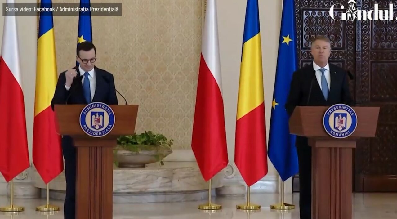 Președintele Klaus Iohannis, întâlnire cu premierul Poloniei, Mateusz Morawiecki: România și Polonia vor susține Ucraina, cât timp va fi necesar
