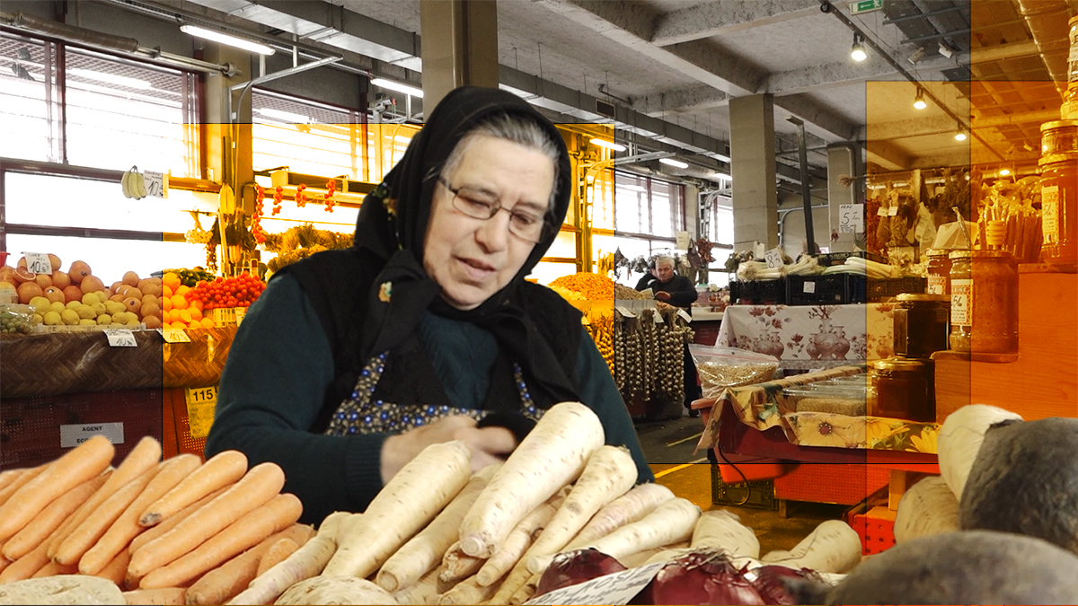 EXCLUSIV| Piața Obor, plină de legume și fructe, dar fără clienți. „În comparație cu anul trecut, totul este foarte scump. Ne adaptăm, mai restrângem”