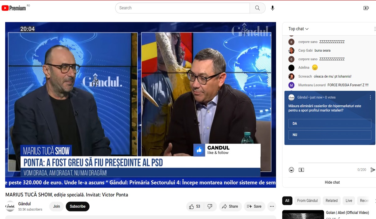 POLL Marius Tucă Show: „Măsura eliminării casierilor din hipermarketuri este pentru a spori profitul marilor retaileri?