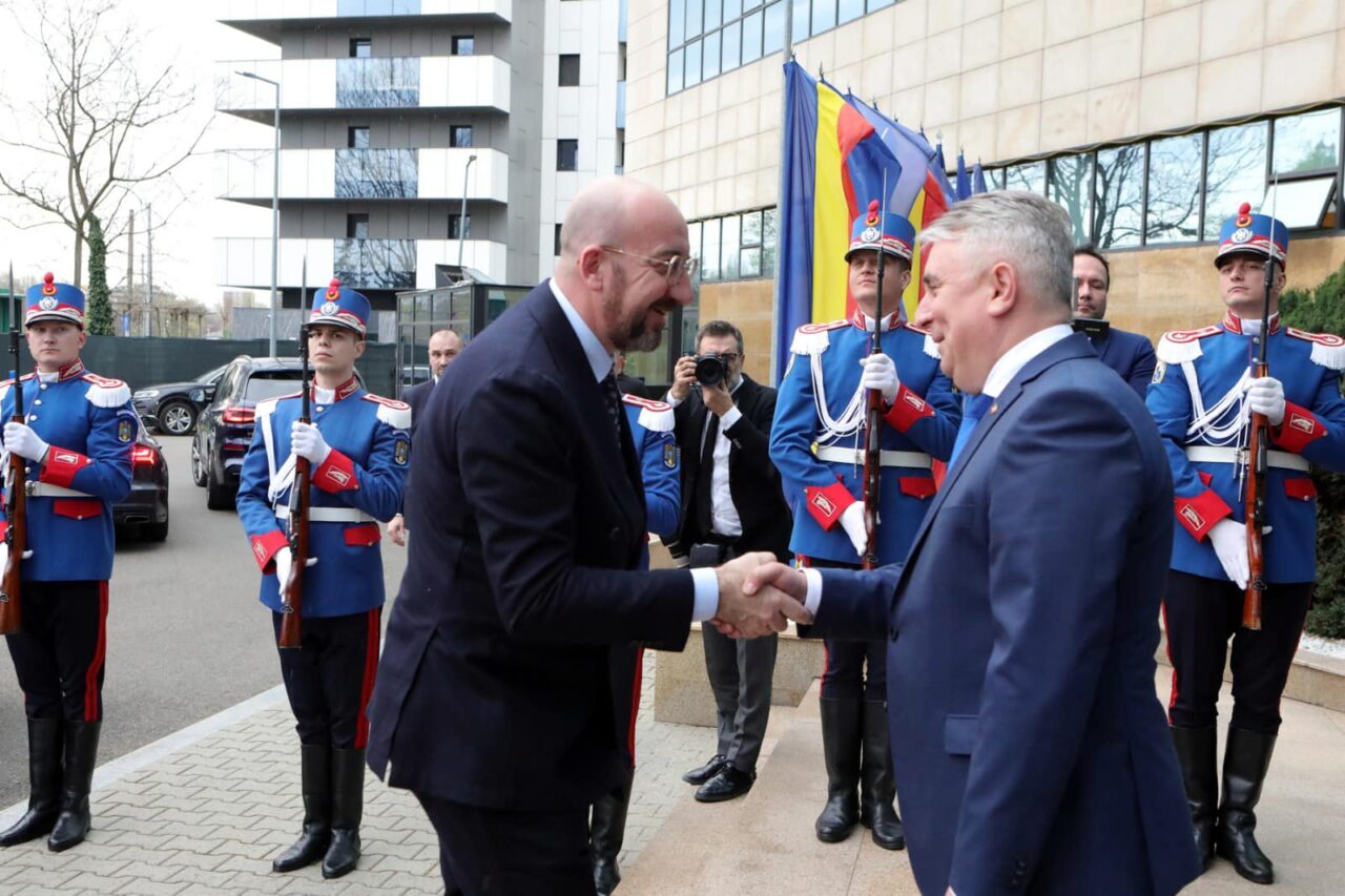 Lucian Bode i-a PREZENTAT Centrul operațional de Coordonare al Poliției de Frontieră Române șefului Consiliului European, Charles Michel