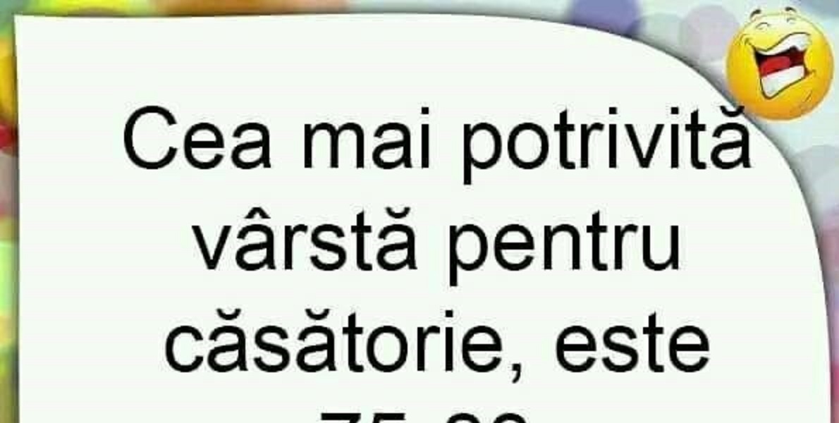 BANCUL ZILEI | Care este cea mai bună vârstă pentru căsătorie