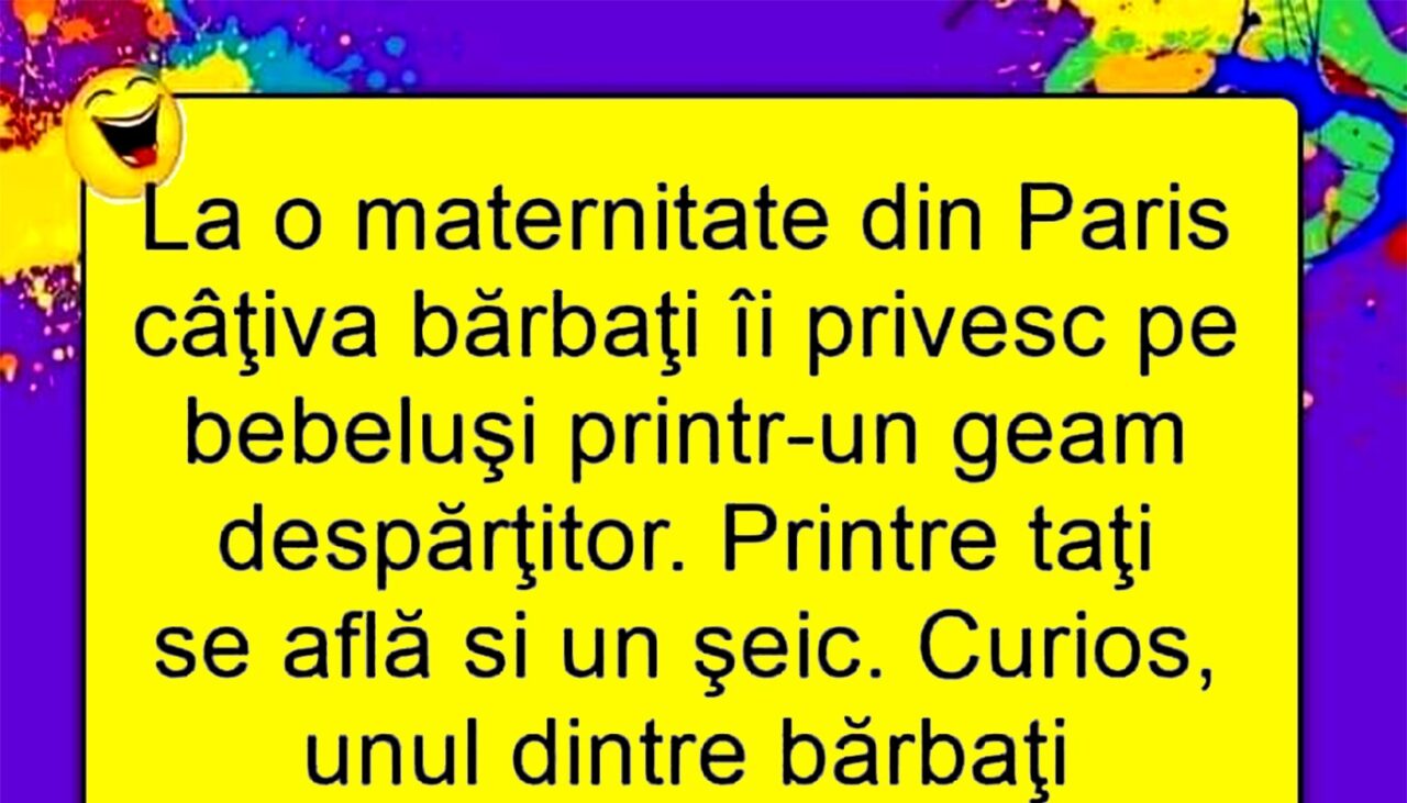 Bancul de vineri | „Care copil e al dumneavoastră?”