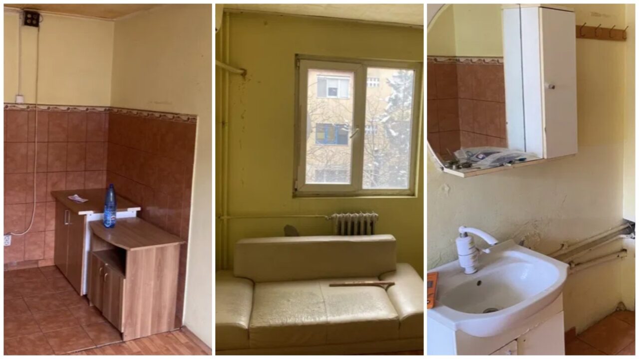 Orașul din România în care se vinde o GARSONIERĂ de doar 12 mp. Care este suma pentru care poate fi cumpărată