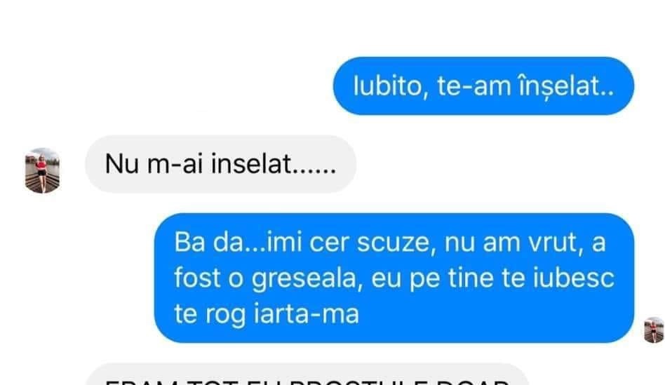 BANCUL ZILEI | „Iubito, te-am înșelat..”