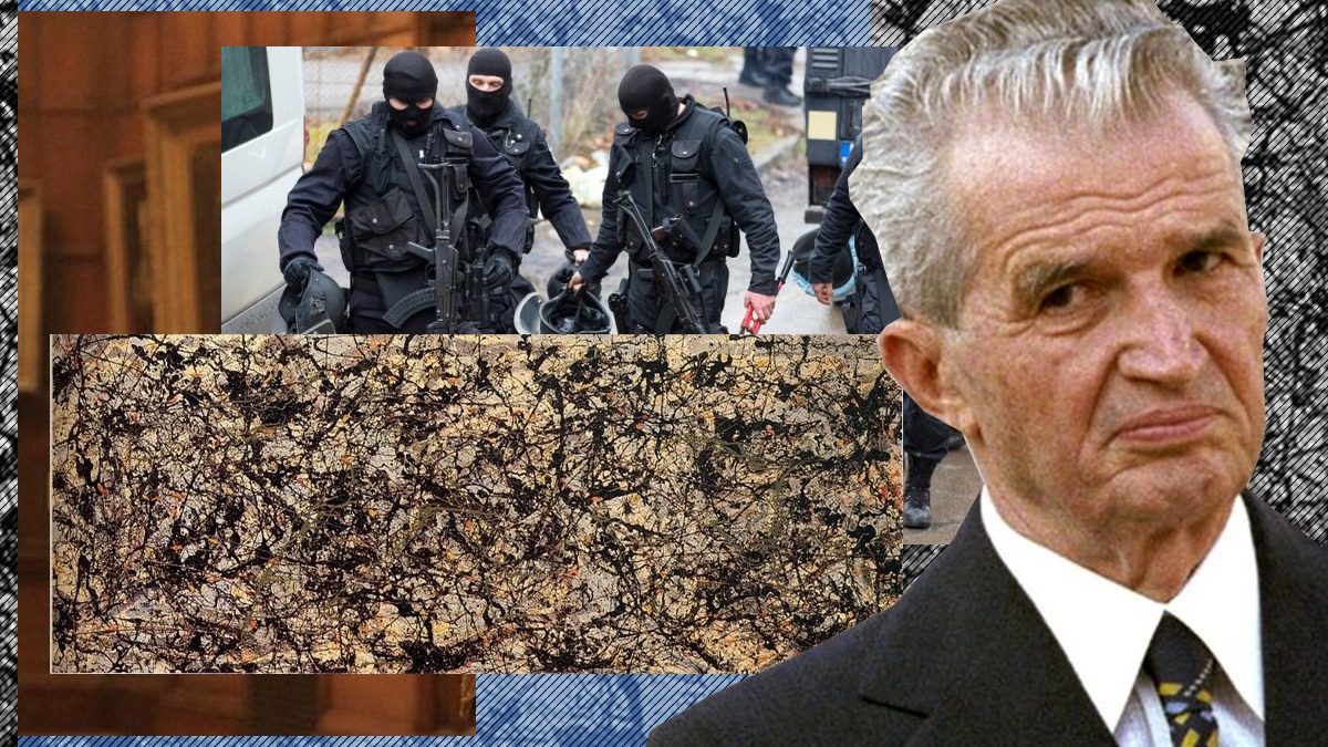 EXCLUSIV| Anchetatorii bulgari spun că au găsit un tablou de Jackson Pollock care a aparținut lui Ceaușescu. Romașcanu: ”Mă îndoiesc de autenticitate”