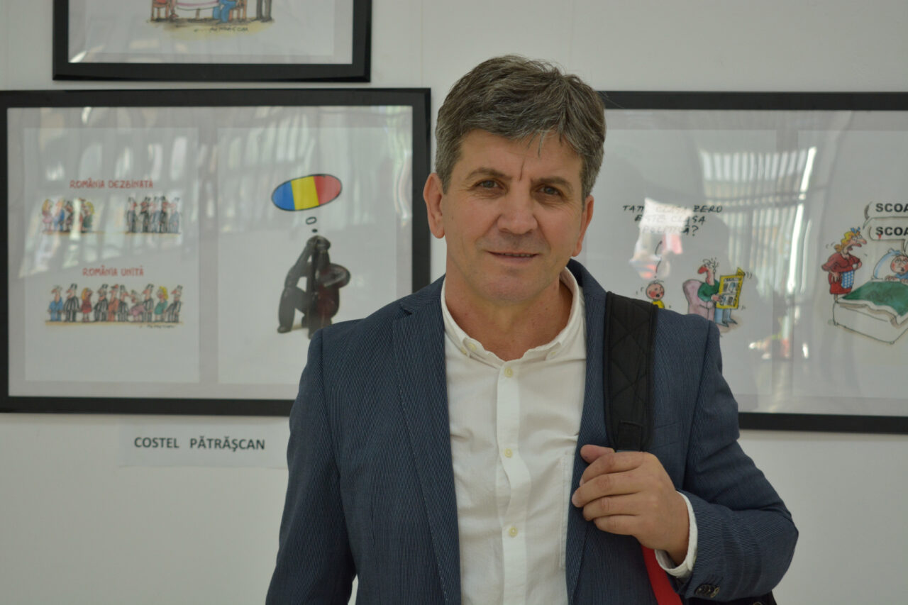 INTERVIU | Caricaturistul Costel Pătrăşcan: „Menirea unei caricaturi este de avertizor la unele derapaje. Libertatea și demnitatea sunt valori pe care n-ai dreptul să le pierzi, să le negociezi și trebuie să lupți pentru ele, dacă cineva încearcă să ți le ia”