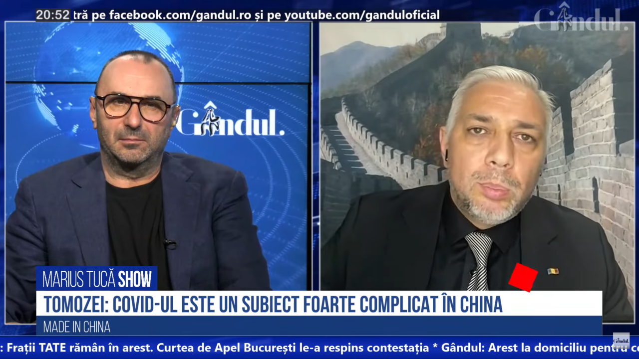 VIDEO | Dan Tomozei, jurnalist: „COVID-19, un subiect foarte complicat în China. Dezbaterea este de mare sensibilitate”