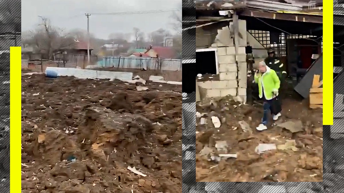 VIDEO | Explozie într-un oraș din Rusia, soldată cu doi răniți. Autoritățile spun că deflagrația a fost provocată de o dronă