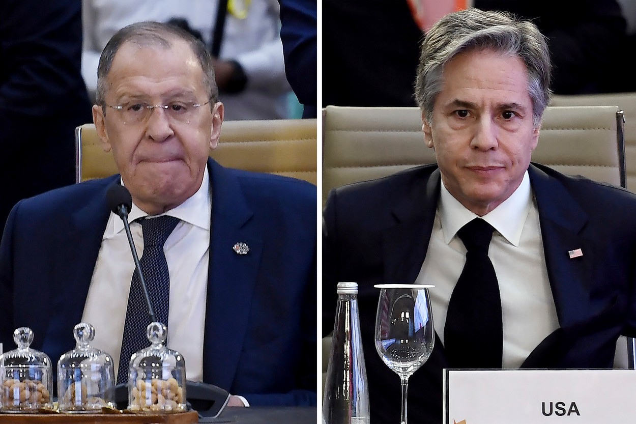 Summitul G20 de la New Delhi: A avut loc prima întâlnire dintre Anhony Blinken și Serghei Lavrov de la începutul RĂZBOIULUI