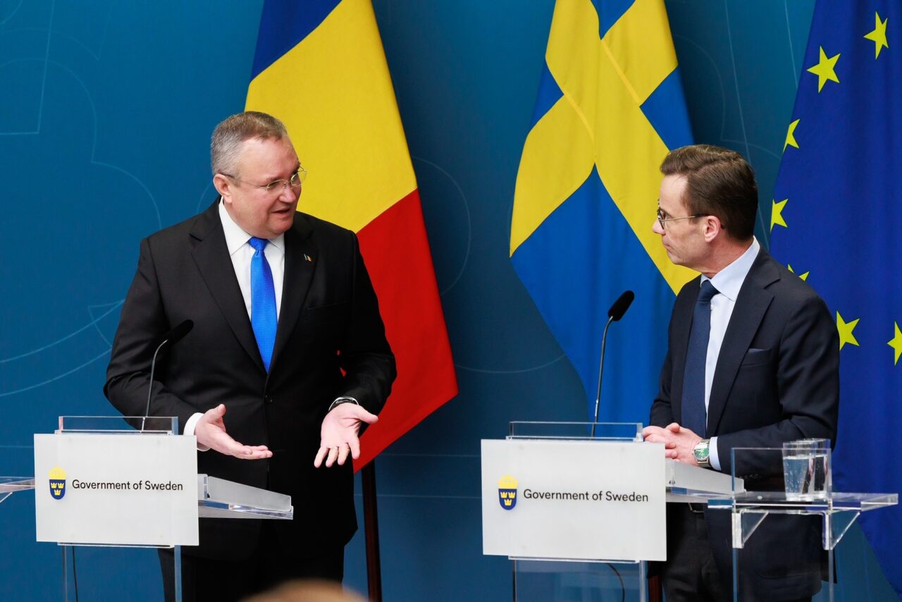 VIDEO | Nicolae Ciucă, la Stockholm: ”Obiectivul prioritar al României este aderarea la Schengen anul acesta”