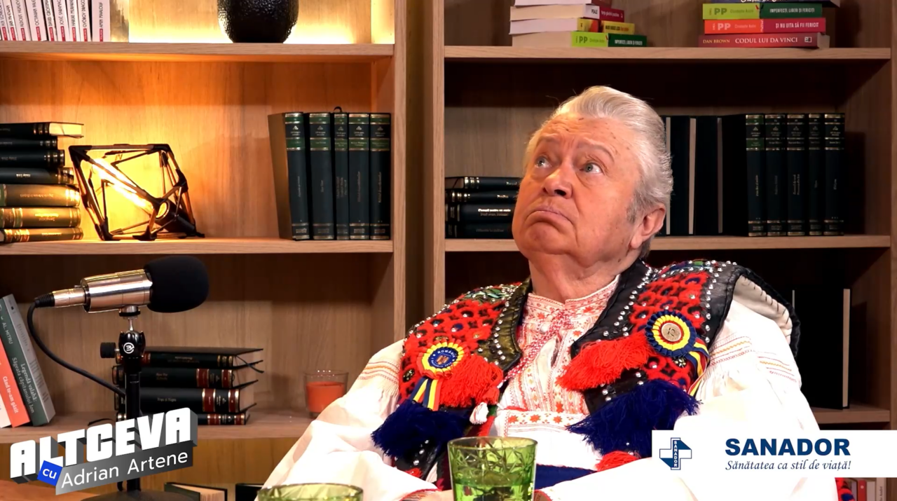 VIDEO | Maestrul Gheorghe Turda a izbucnit în plâns în timpul podcastului „Altceva cu Adrian Artene”. Artistul, în lacrimi când a rememorat momentul pierderii soției