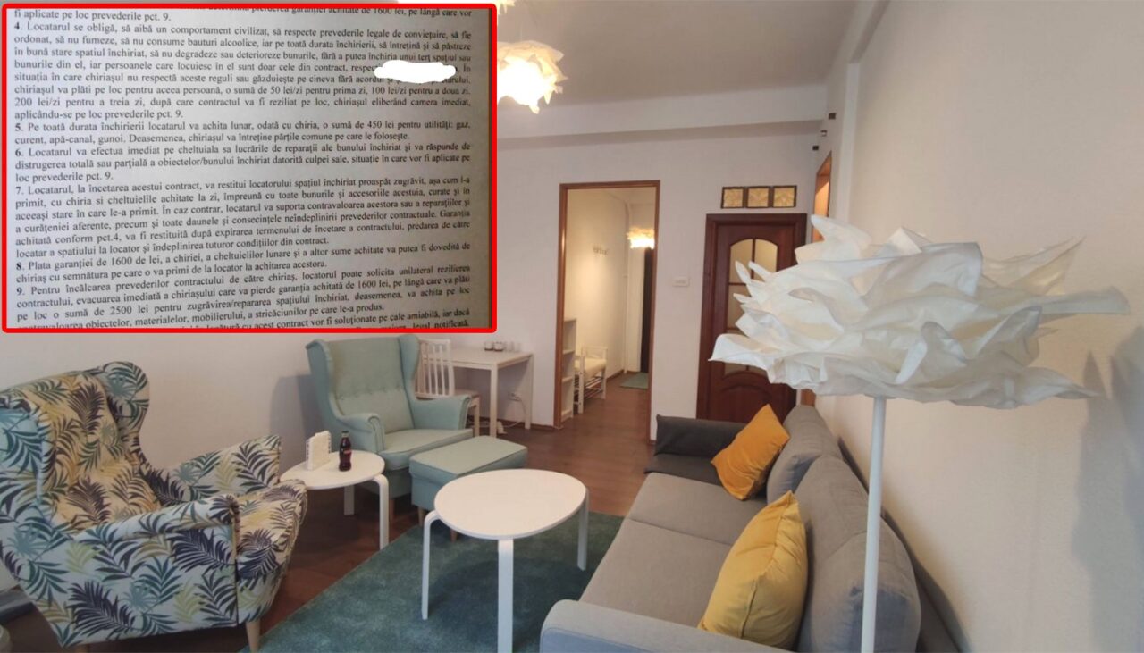 „Plătești 350 de lei dacă inviți pe cineva la tine” | Ce CONDIȚII i-a pus un proprietar din Cluj chiriașului său