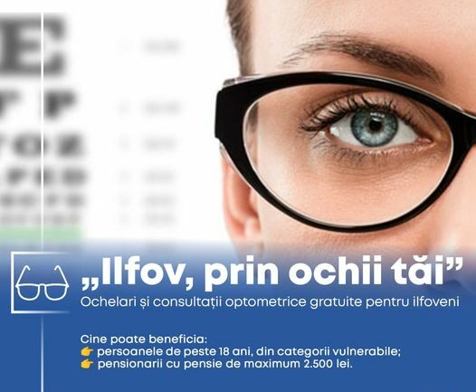 Hubert Thuma lansează proiectul ”Ilfov, prin ochii tăi”, campanie de consultații optometrice gratuite (P)