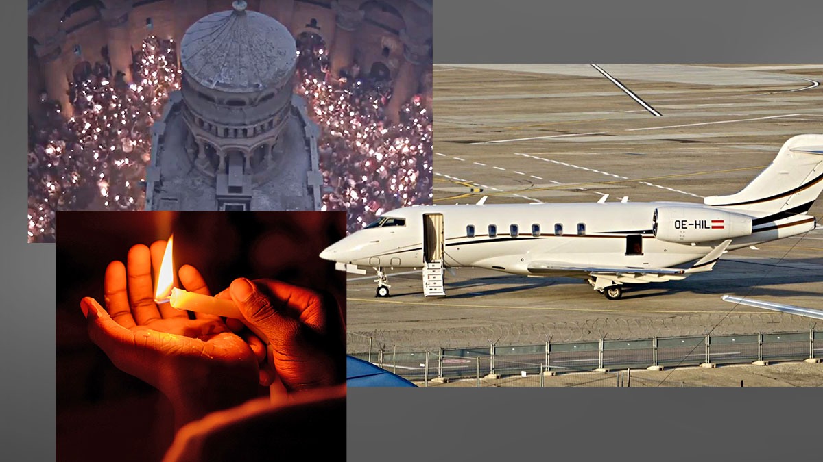 Culisele operațiunii ”Lumina Sfântă” | Cine este omul de afaceri român care pune la dispoziția Patriarhiei, anual, un avion Bombardier Challenger 350