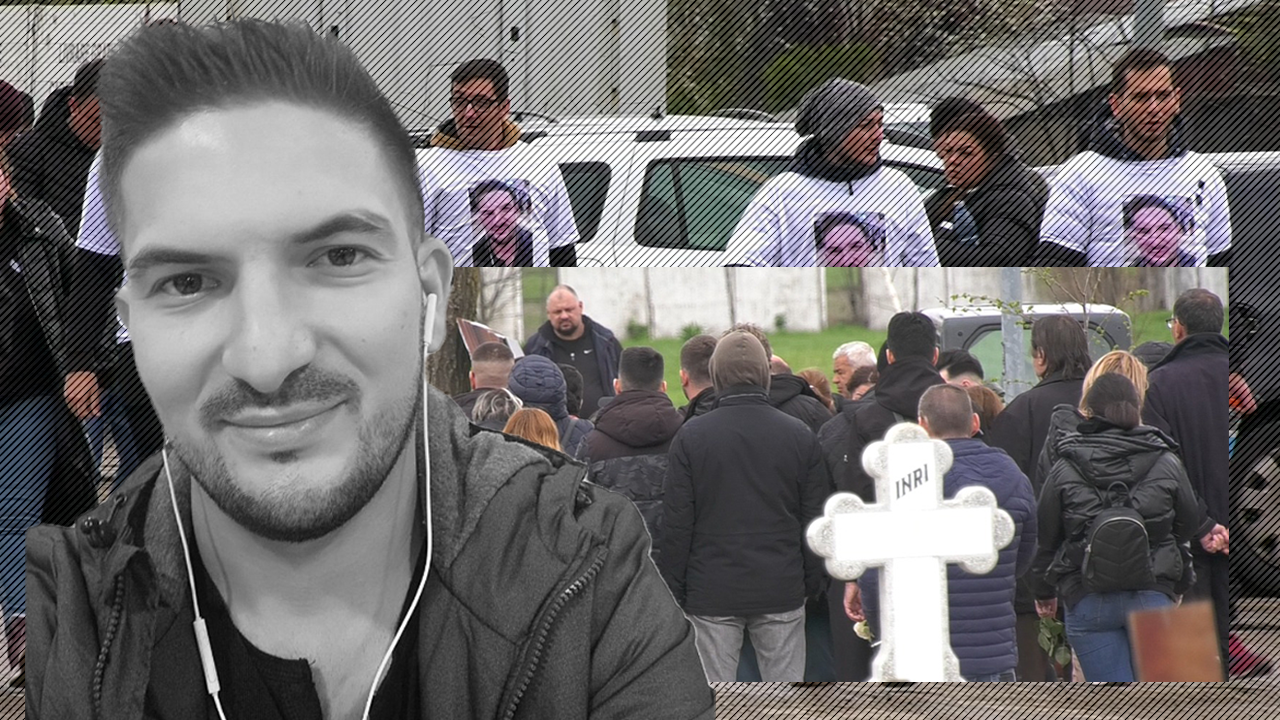 VIDEO | Alexandru, tânărul lovit cu mașina de Monica Odagiu, a fost condus pe ultimul drum. „Era un copil foarte cuminte, îl cunoștea toată lumea”