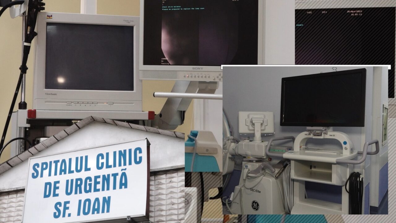 VIDEO | Tehnici medicale performante la Spitalul Clinic de Urgenţă „Sfântul Ioan” din Capitală. „Aparatele aduc mai multă siguranță în actul operator”