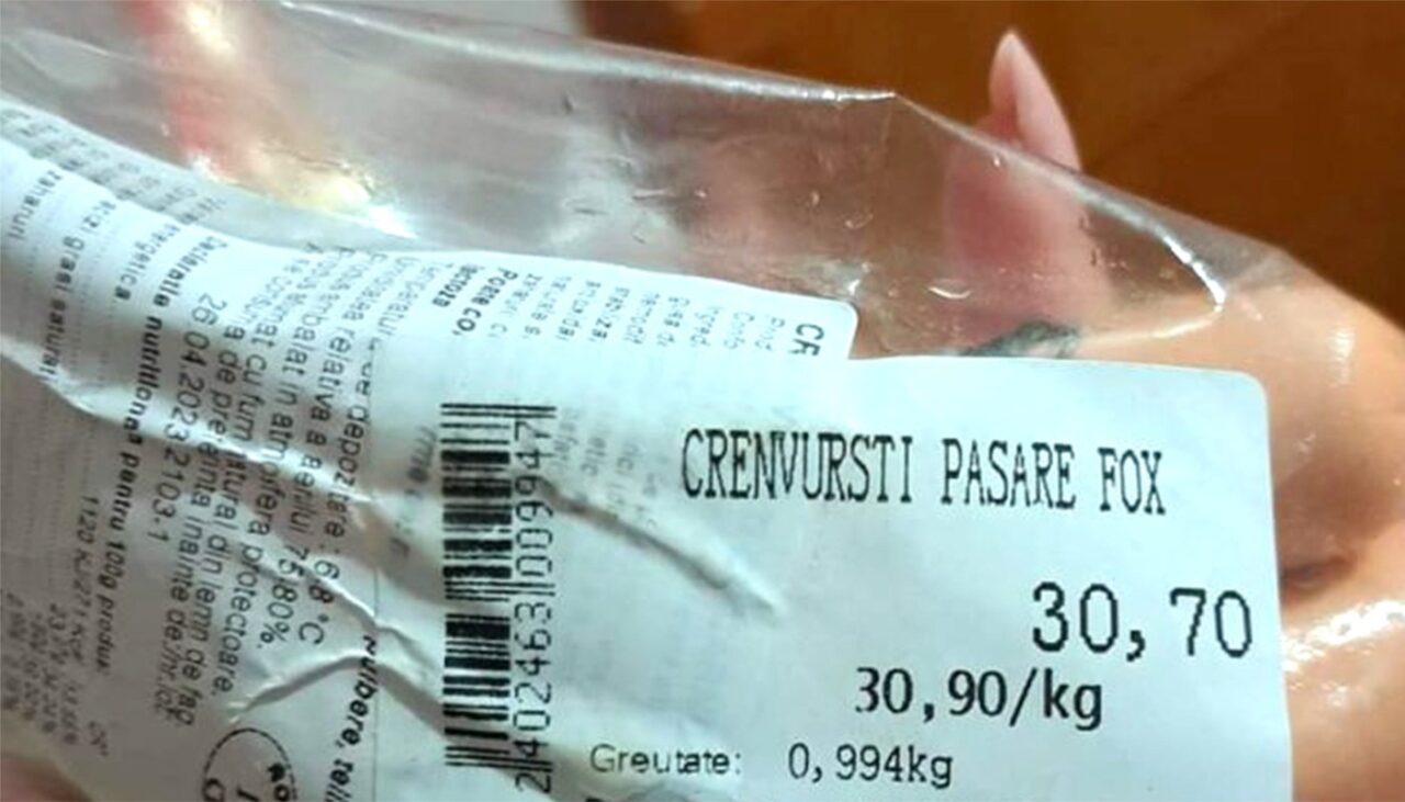 Ce a primit, de fapt, Oana din Belcești, după ce a cumpărat crenvurști de 30 de lei, dintr-un magazin alimentar