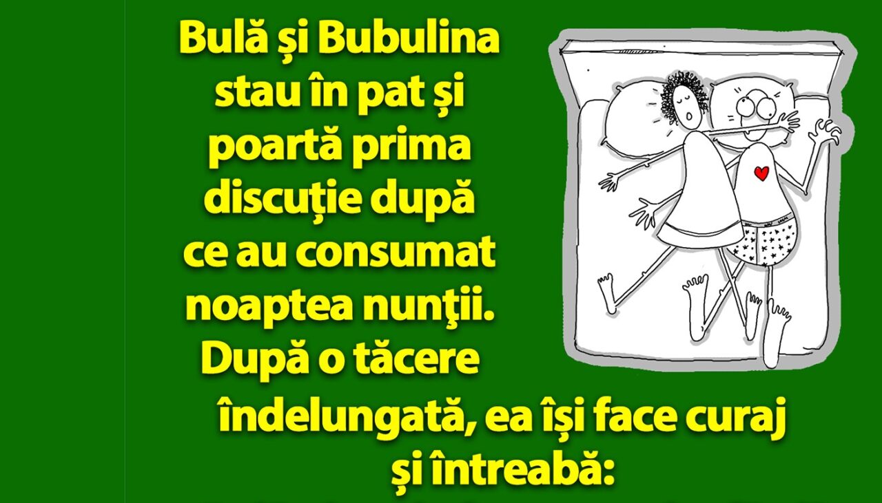 BANC | Bulă și Bubulina, prima discuție după ce au consumat noaptea nunții