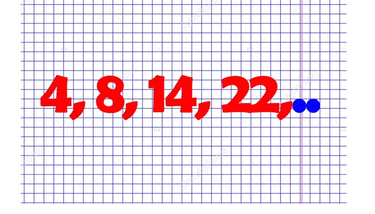 TEST IQ | Ce număr urmează în seria: 4, 8, 14, 22? Geniile răspund corect în 5 secunde