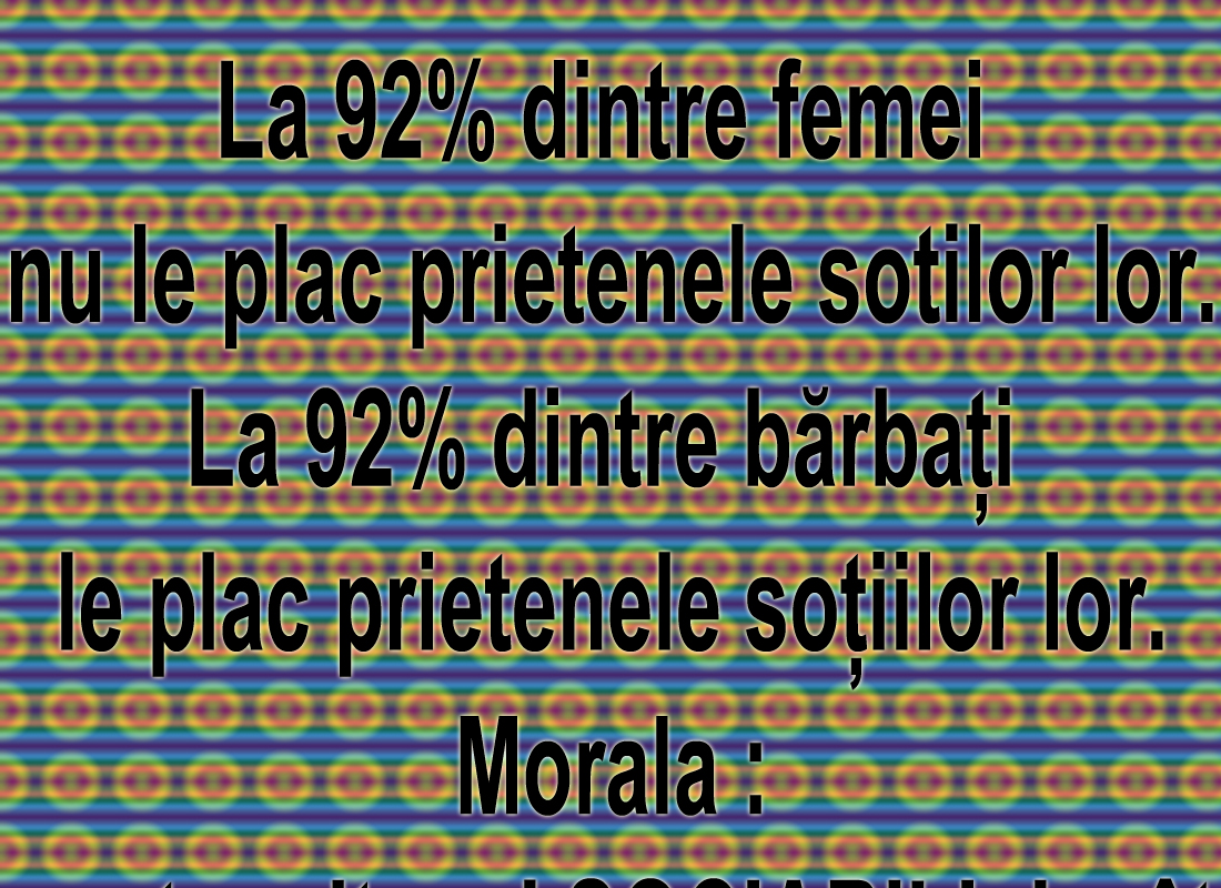 BANC | La 92% dintre femei nu le plac prietenele soților lor