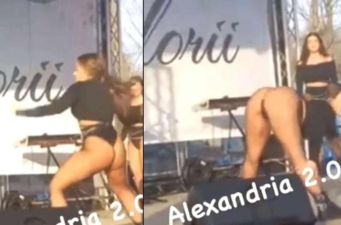 Dansatoare îmbrăcate provocator, mișcări inadmisibile la un târg de Florii. Cei mai mulți spectatori erau copii