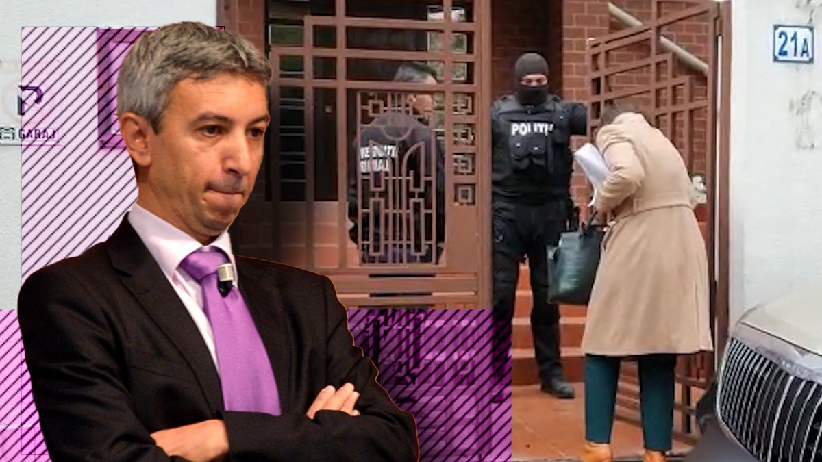 VIDEO EXCLUSIV. Mascații au descins acasă la Dan Diaconescu / Fostul prezentator TV, bănuit de fapte penale