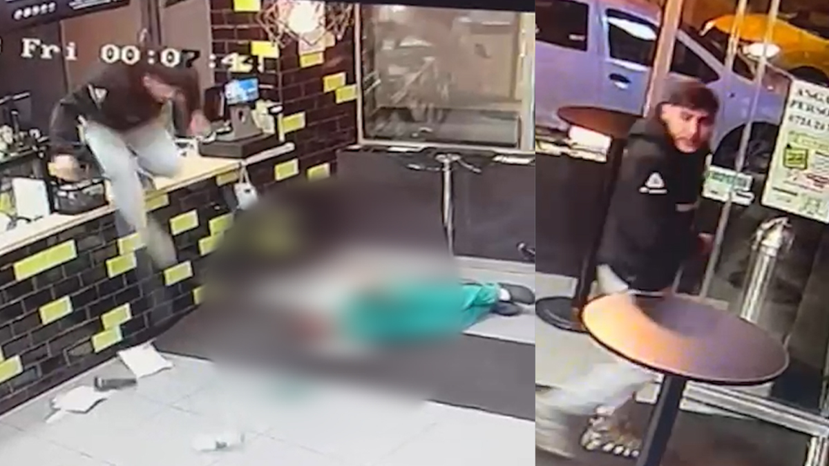 VIDEO | Angajatul unei shaormerii din Capitală, ÎNJUNGHIAT de un client după o discuție în contradictoriu