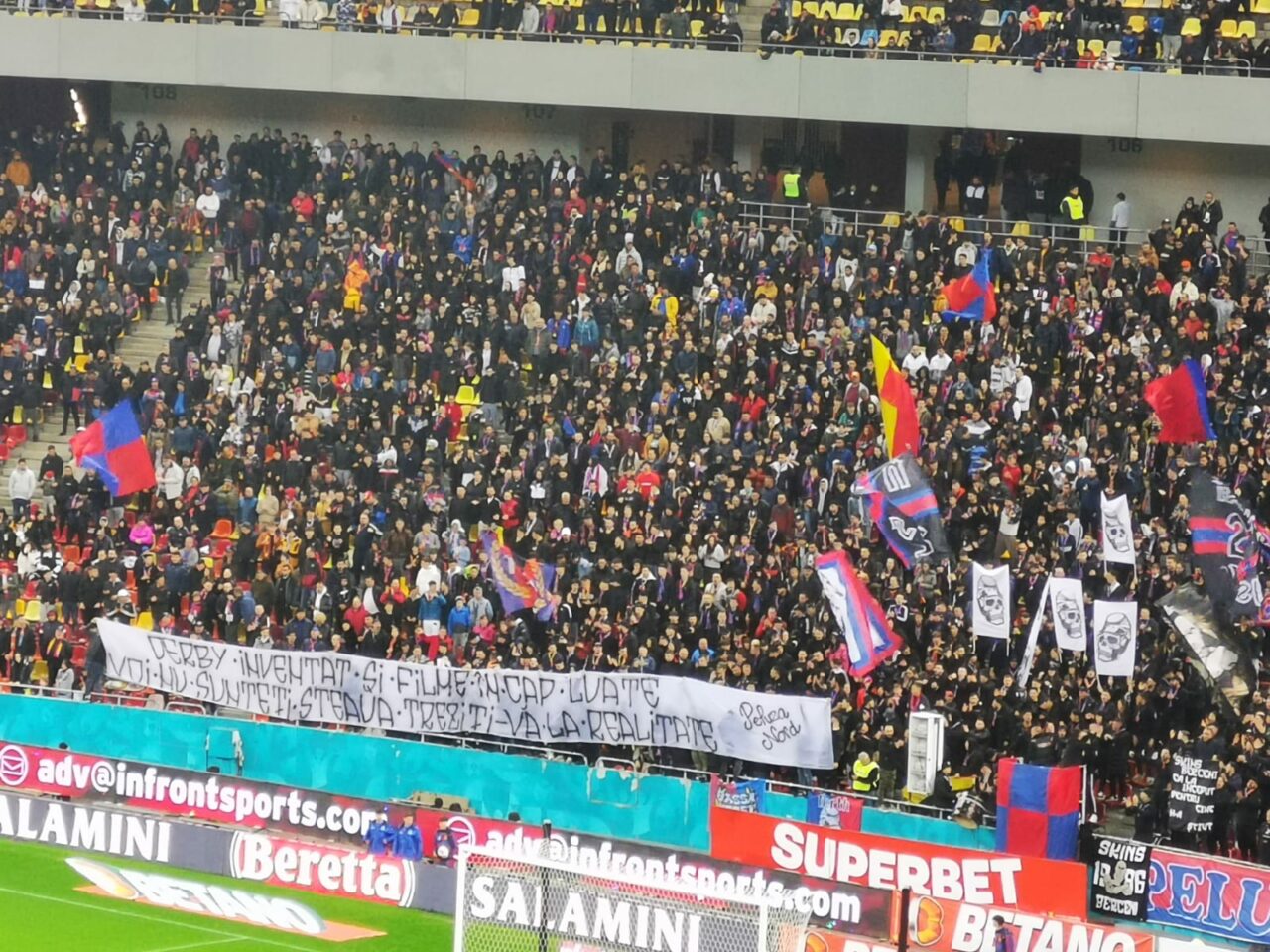 Steaua – Dinamo se joacă azi în Ghencea, de la ora 19.00! Ce mesaj au primit fanii gazdelor de la rivalii FCSB din Superliga