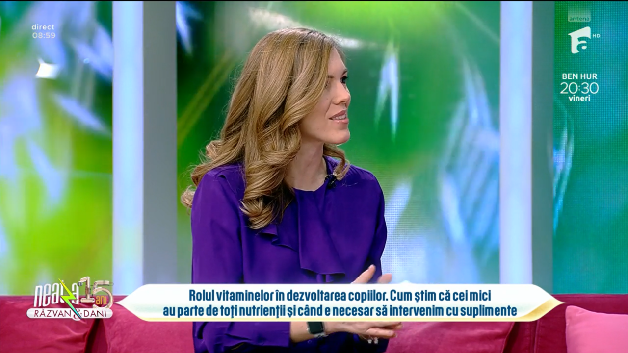 VIDEO | Care sunt sursele naturale de vitamine pentru copii și când este necesar să intervenim cu suplimente