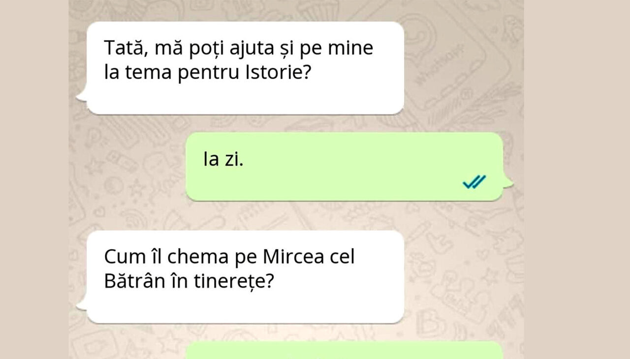 BANCUL de miercuri | „Cum îl chema pe Mircea cel Bătrân în tinerețe?”