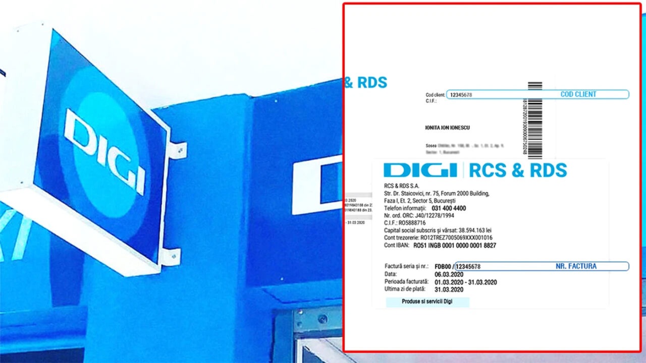 Factura de la Digi RCS-RDS pe care NU trebuie să o plătești. Mulți abonați din România au primit-o
