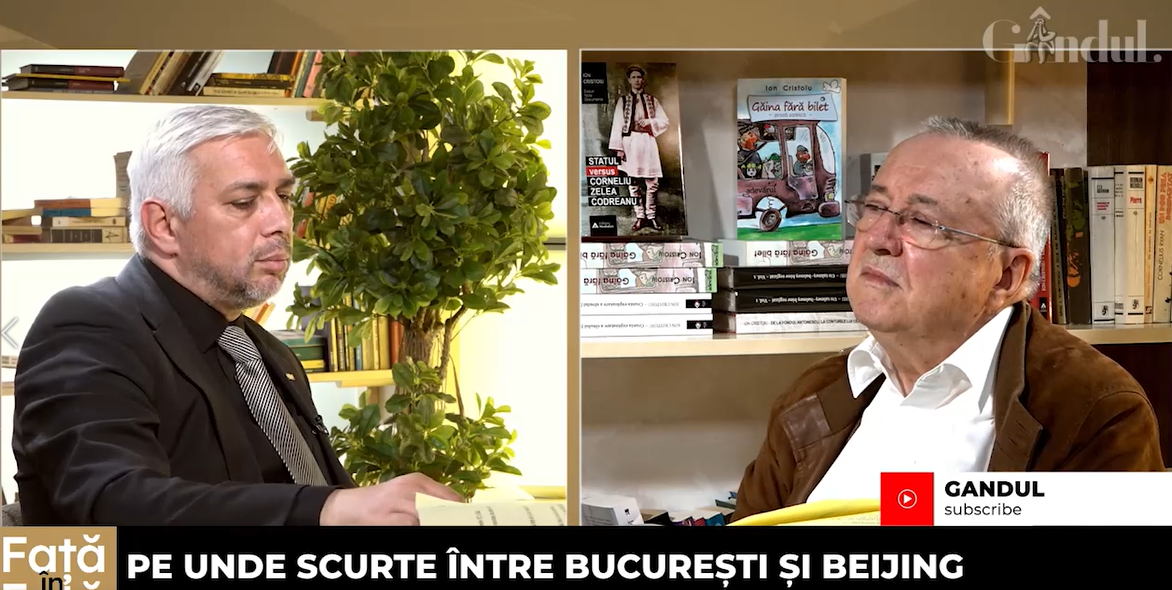 VIDEO | Dan Tomozei: „Chinezii au ambiția de a demonstra că se pot ridica, nu există orgoliu personal”