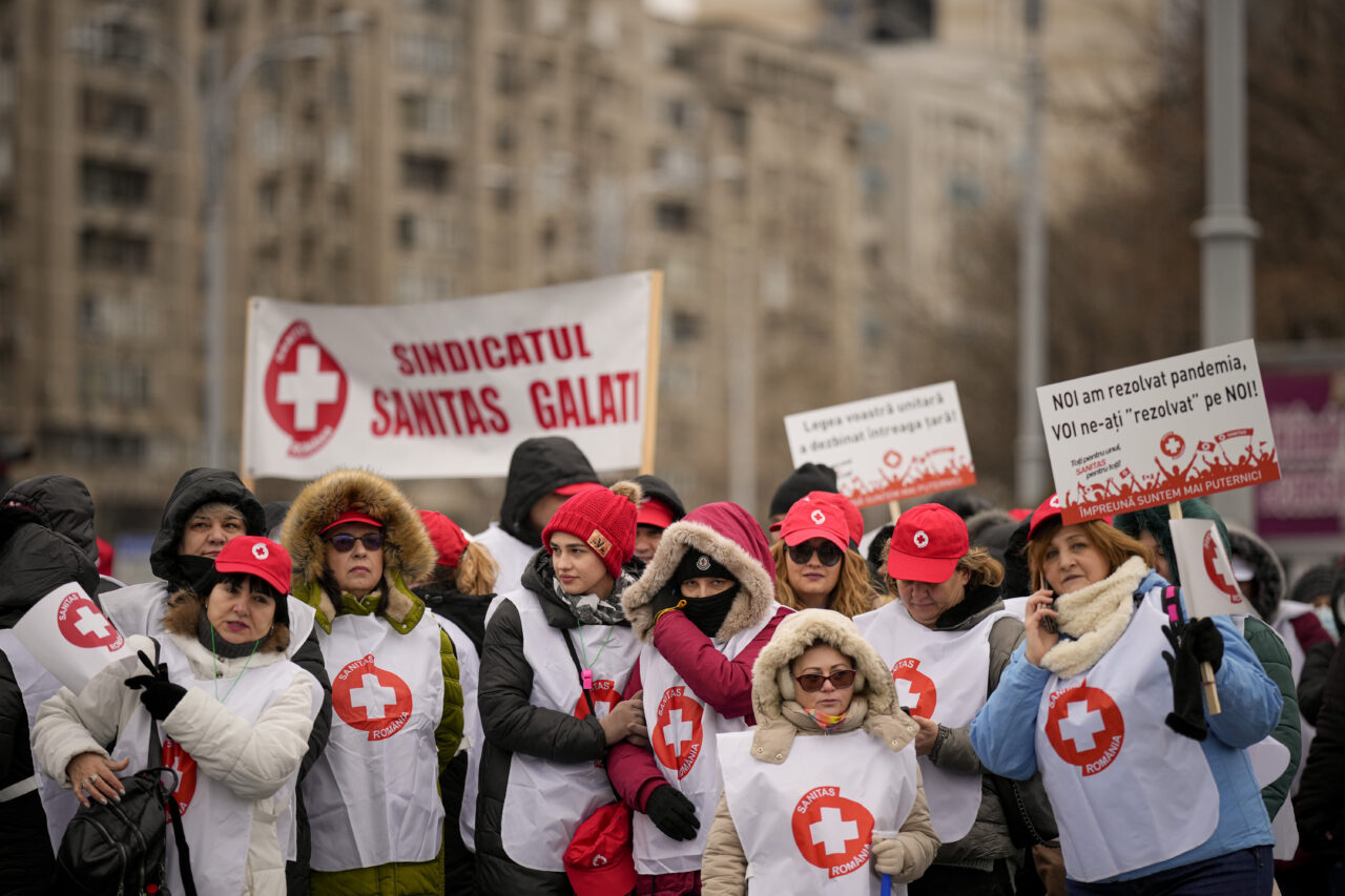 Federația SANITAS pichetează marți Ministerul Sănătății. Sindicaliștii se pregătesc de grevă generală