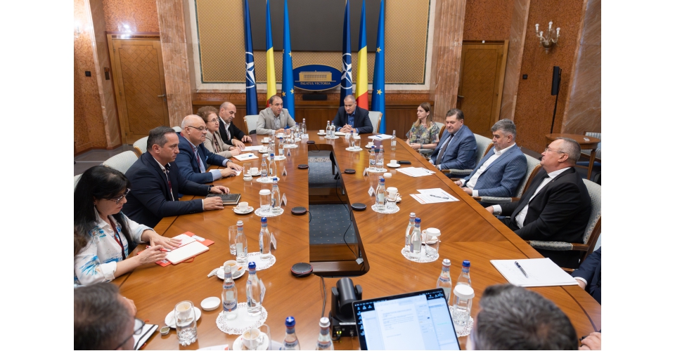 Premierul Nicolae Ciucă, CONSULTĂRI la Palatul Victoria cu reprezentanții Uniunii Sindicale Sanitas