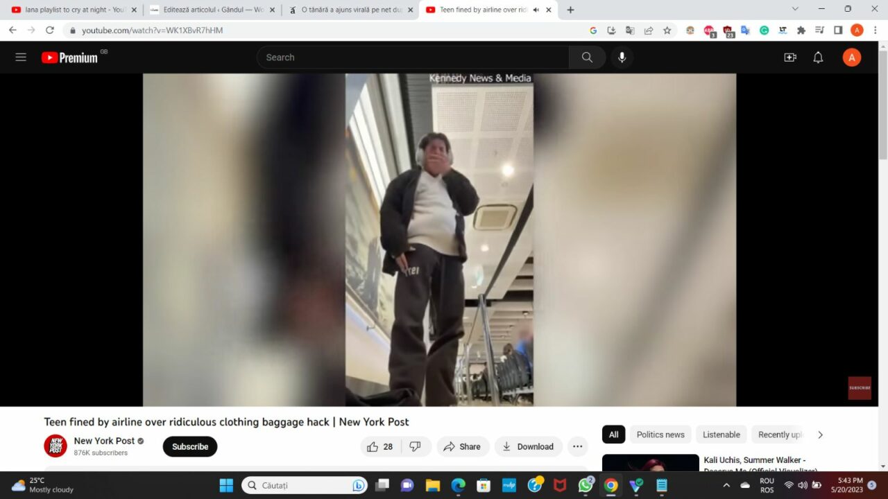 VIDEO | Cum a încercat o adolescentă din Australia să scape de taxele bagajelor din aeroport: „A fost destul de jenant”