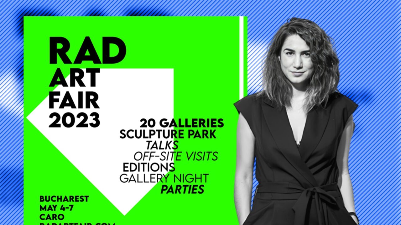 Catinca Tăbăcaru, curator de artă: „Târgul RAD conține 20 de galerii de artă, iar vizitatorii pot cumpăra lucrările”