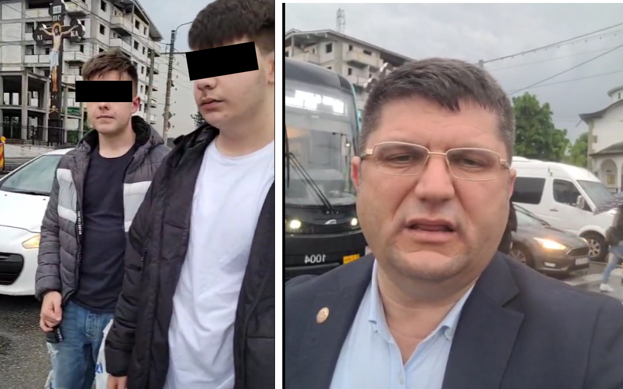 Fiul unui deputat AUR și un coleg de clasă al adolescentului, bătuți și tâlhăriți de un grup de tineri într-un tramvai din Craiova: „Te termin!”