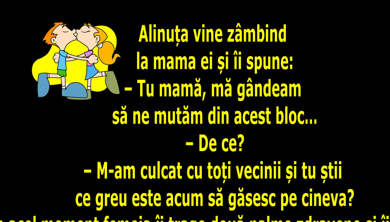 BANCUL de miercuri | Alinuța vrea să se mute din bloc