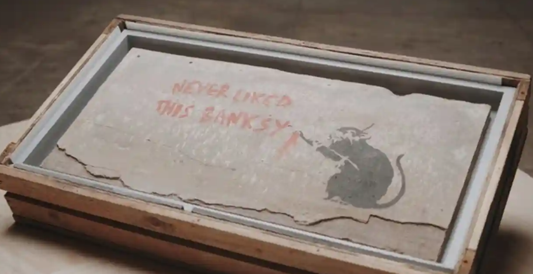 Artist din Liverpool revendică o lucrare atribuită lui Banksy vândută pentru un sfert de milion de lire sterline
