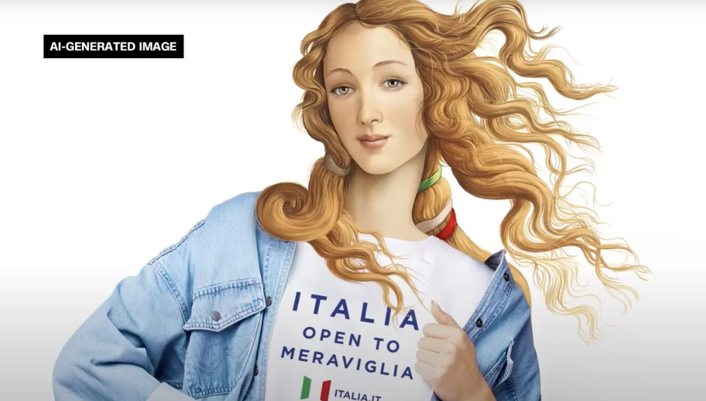 Venus a lui Botticelli influencer într-o campanie de turism a stârnit un val de critici