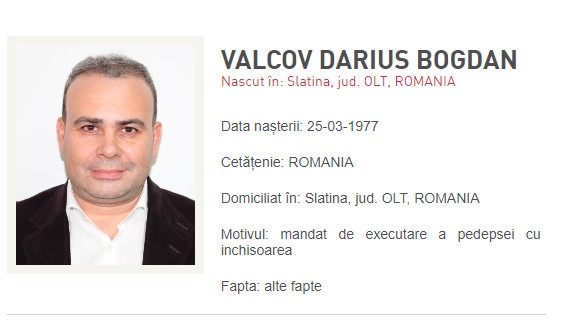 Alina Gorghiu: „Darius Vâlcov a făcut recurs la decizia Curții de Apel Napoli de predare a acestuia către autoritățile române”