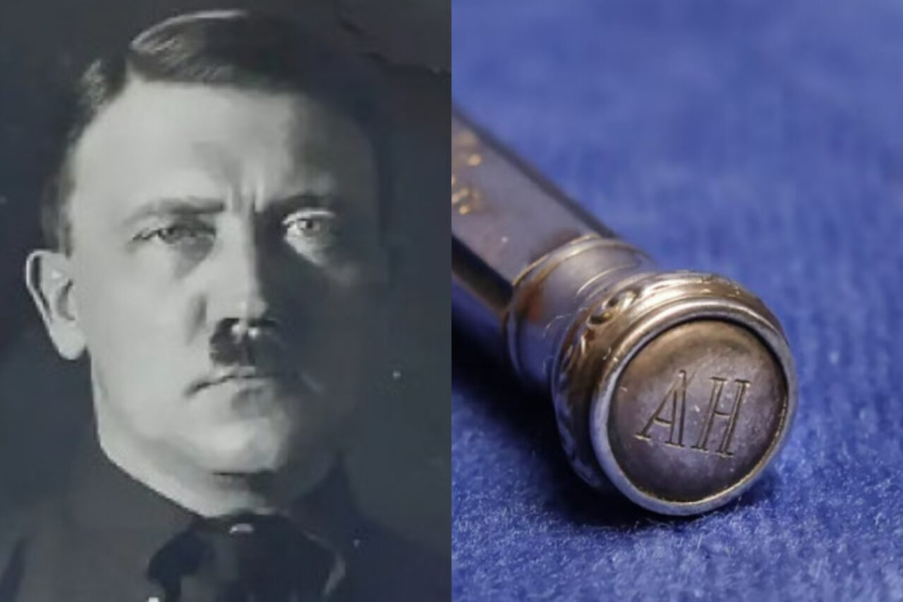 Creion de ARGINT al lui Adolf Hitler, vândut la licitație. A fost un cadou de la Eva Braun