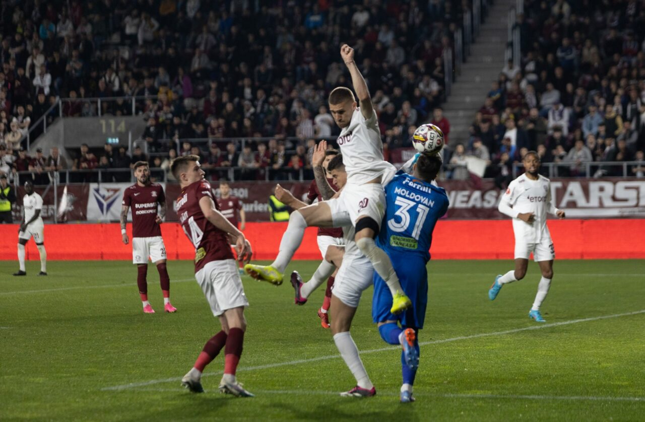 CFR Cluj, eliminată din lupta pentru titlu! Dugandzic, dat afară de Dan Petrescu, două goluri marcate pentru Rapidul lui Adrian Mutu