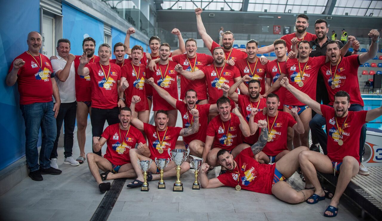 Steaua a retrogradat la baschet, dar a luat titlul la polo! Victorie clară în finala cu CSM Oradea