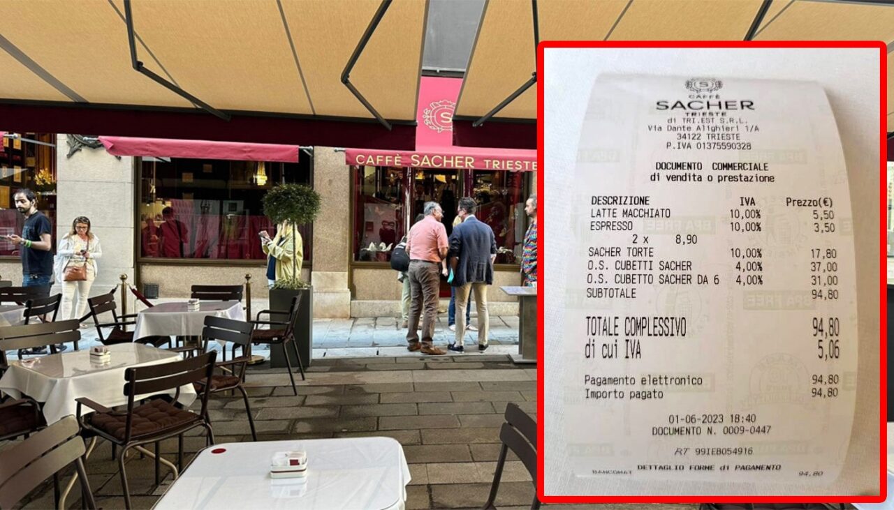 Nota de plată care a divizat internetul! Câți bani a dat un client pe 2 cafele și 2 felii de tort, într-o CAFENEA din centru